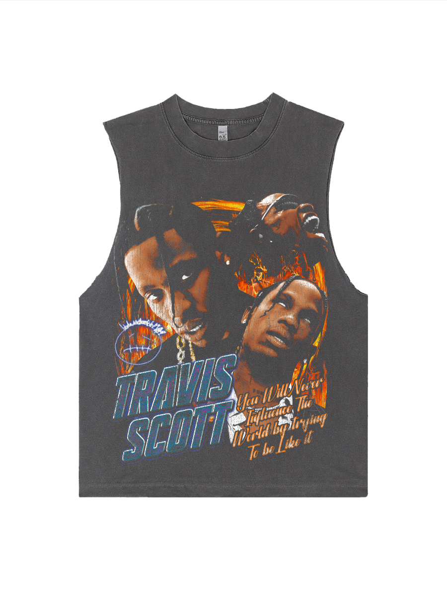 Travis Sleeveless T Shirt