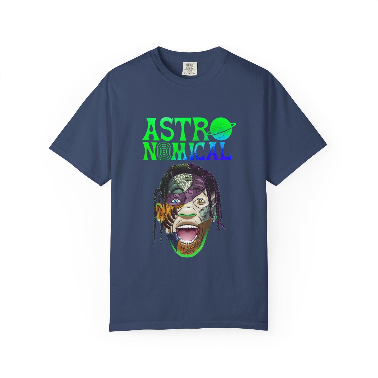 Unisex Astronomical Graphic T-shirt - Trendy Space-Inspired Design